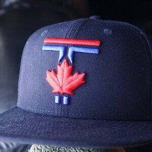 Men's New Era Navy Toronto Blue Jays 2024 City Connect 9FIFTY Snapback Hat Cap